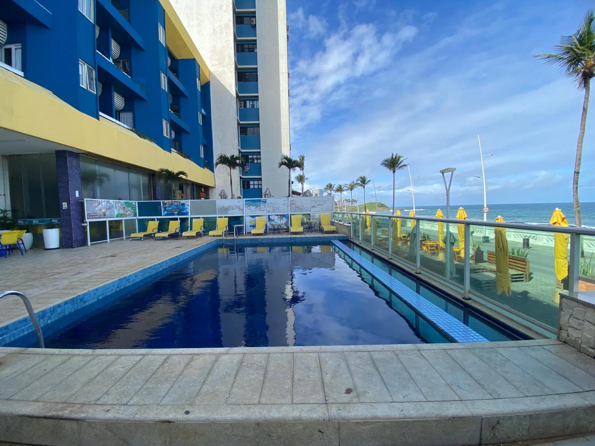 Quarto em Acomodações Particulares Bahia Flat Barra - Frente Mar